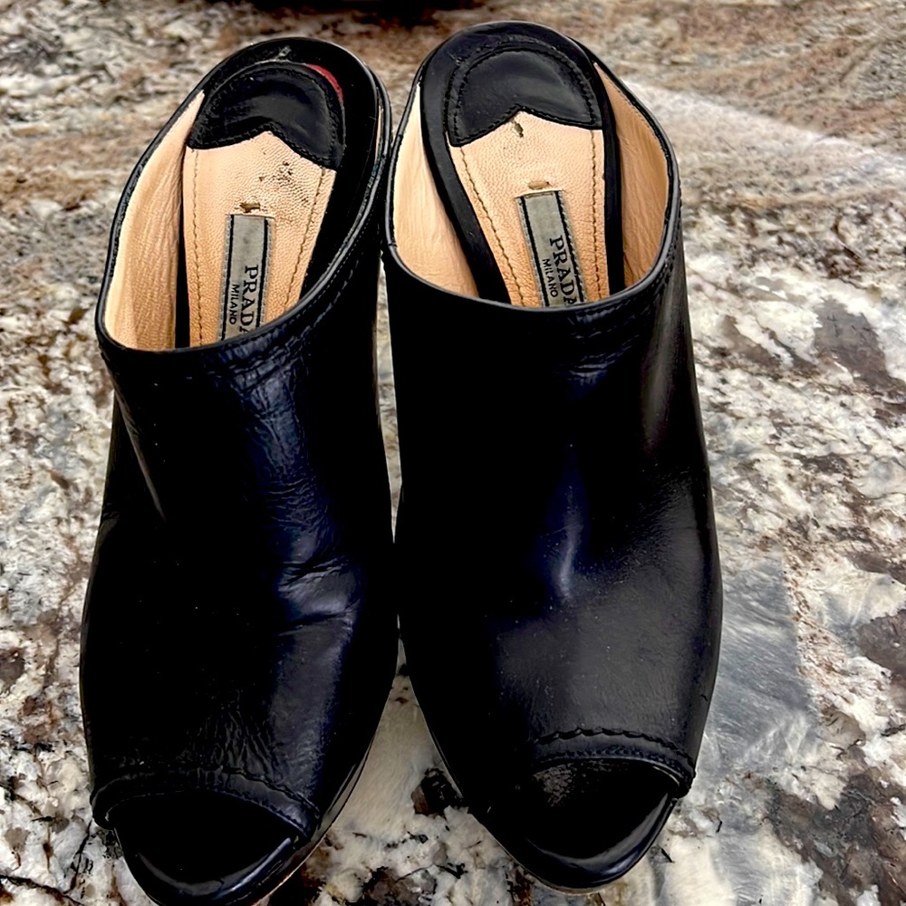 Prada Platform Mules